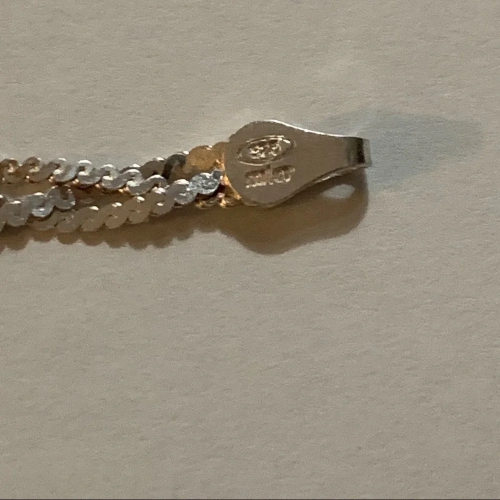 Milor ITALY 925 silver bracelet braided chain rope
